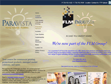 Tablet Screenshot of paravistainc.com